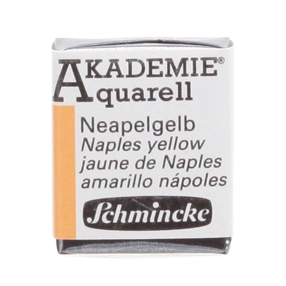 Schmincke Akademie Aquarell Half Pan Watercolor 226 Naples Yellow