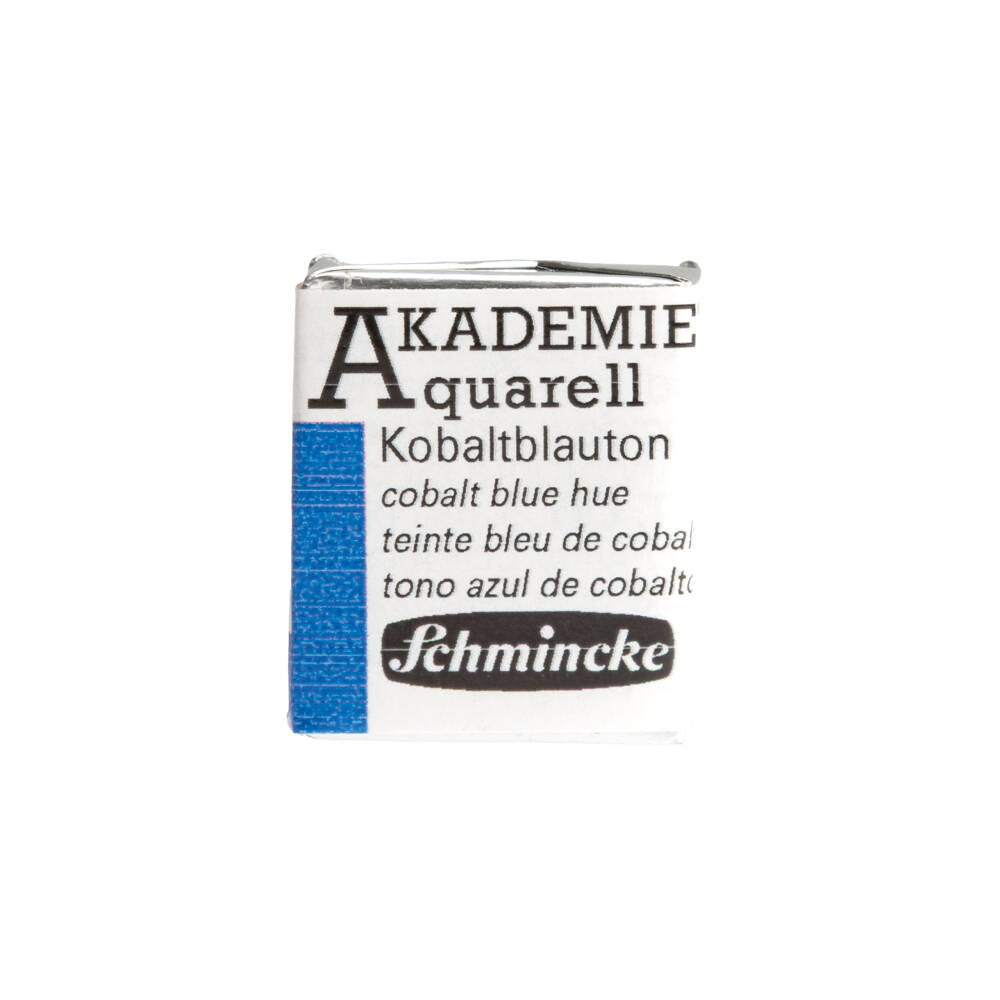 Schmincke Akademie Aquarell Yarım Tablet Sulu Boya 405 Cobalt Blue Hue