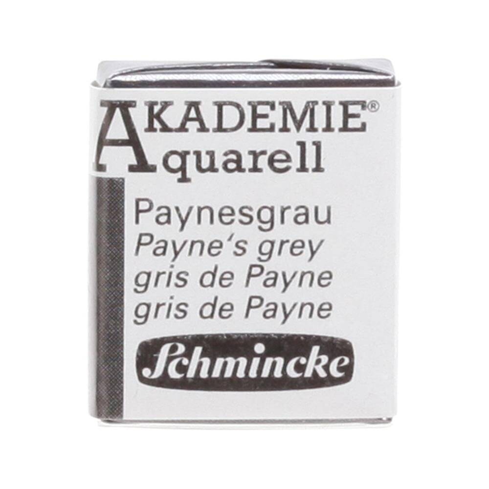 Schmincke Akademie Aquarell Half Pan Watercolor 770 Payne'S Gray