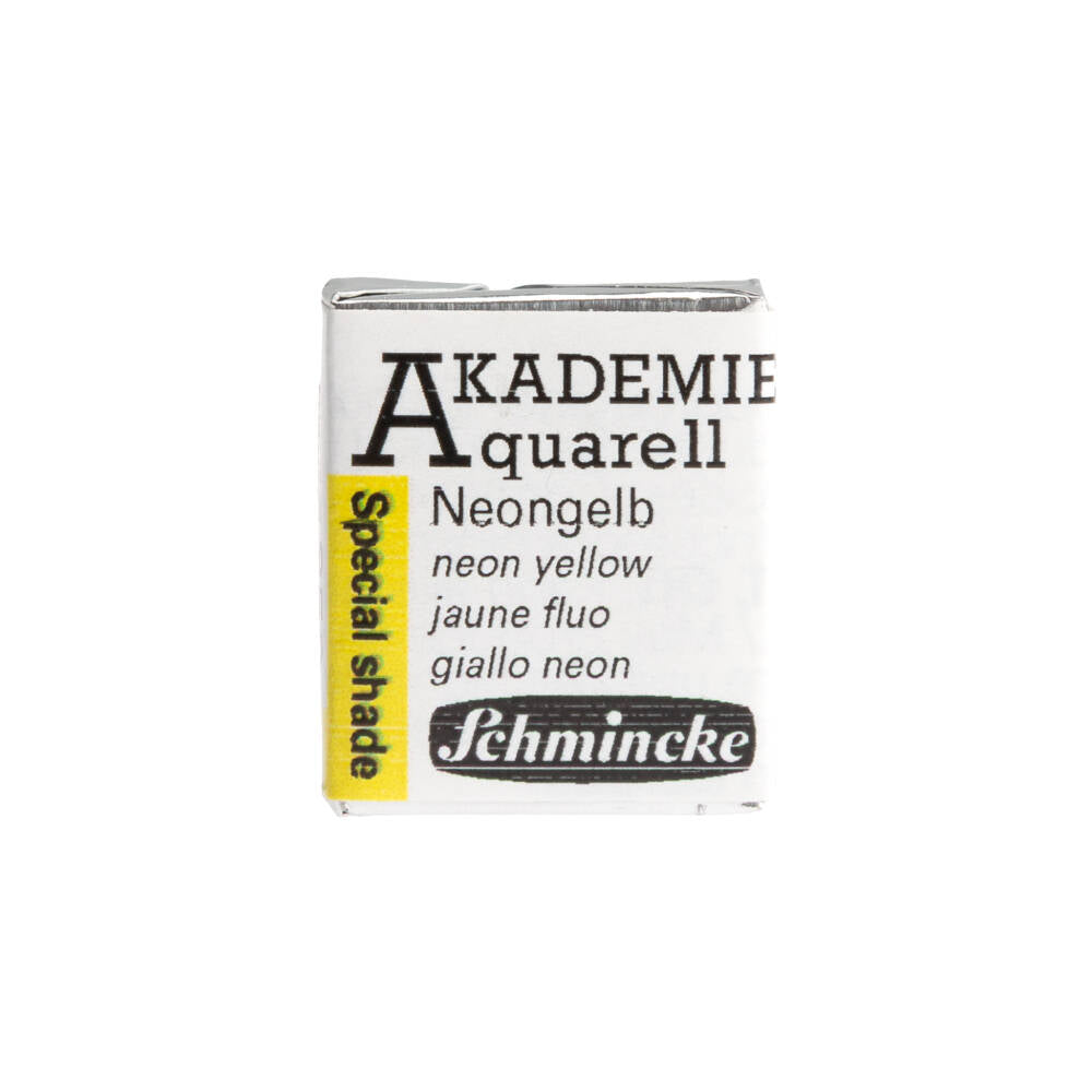 Schmincke Akademie Aquarell Yarım Tablet Sulu Boya 950 Neon Yellow