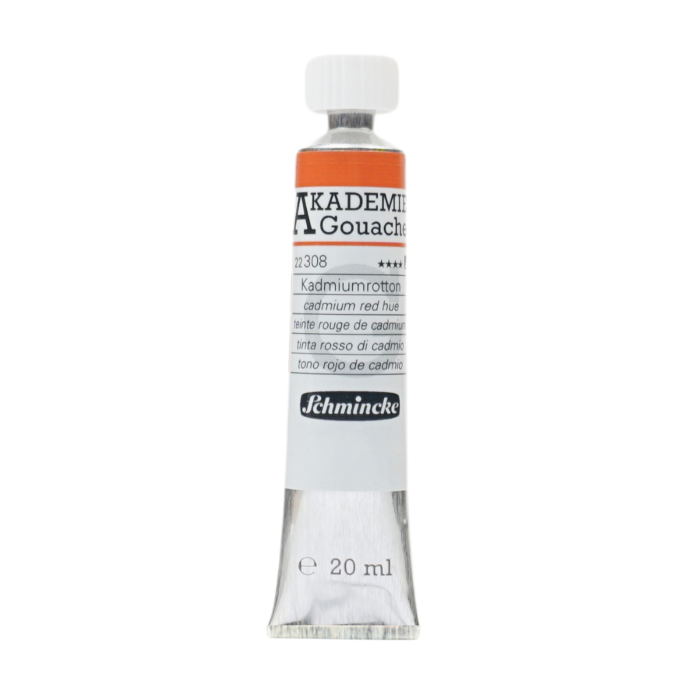 Schmincke Akademie Gouache 20 ml 308 Cadmium Red Hue