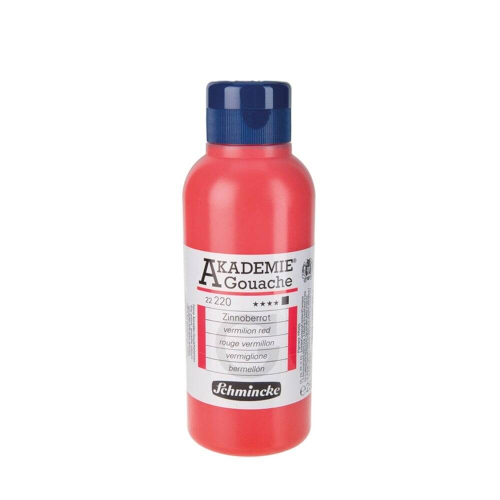 Schmincke Akademie Guaj Boya 250 ml 220 Vermilion Red