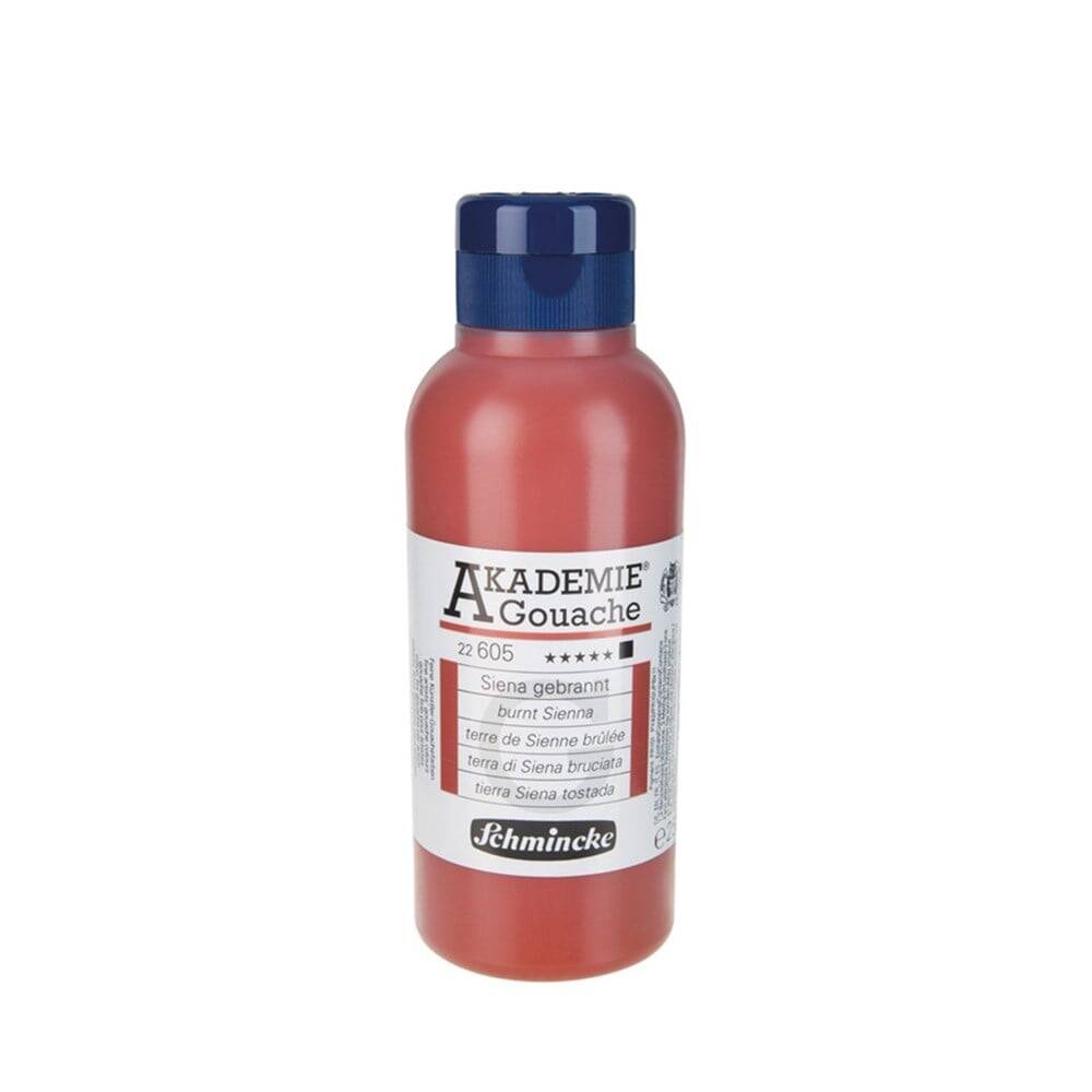 Schmincke Akademie Gouache 250 ml 605 Burnt Sienna