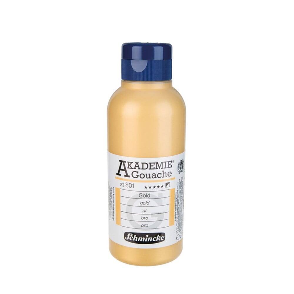Schmincke Akademie Gouache Paint 250 ml 801 Gold