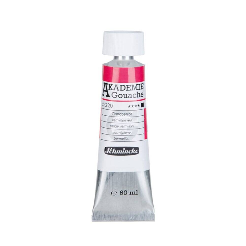 Schmincke Akademie Gouache 60 ml 220 Vermilion Red