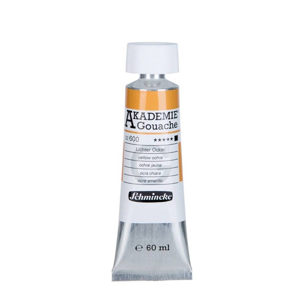 Schmincke Akademie Gouache 60 ml 600 Yellow Ocher