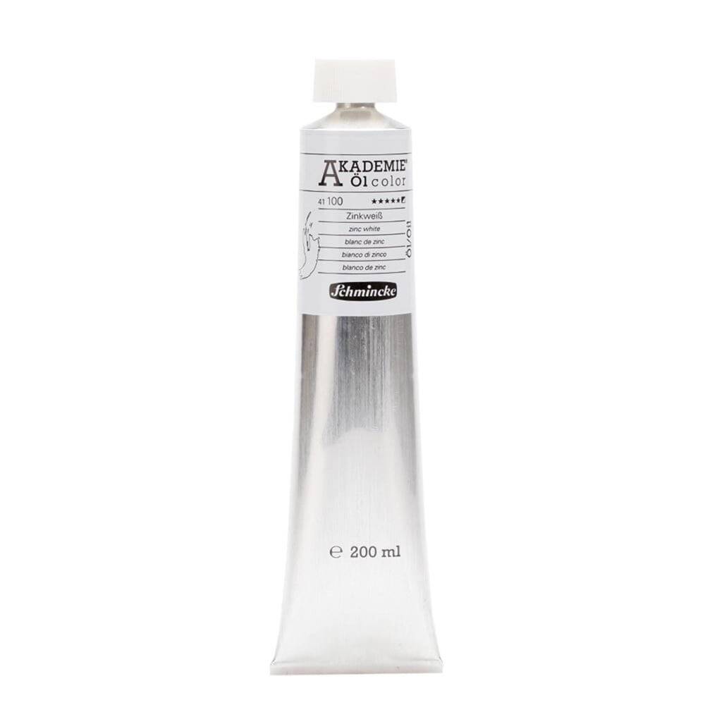 Schmincke Akademie Öl Color Yağlı Boya 200 ml 100 Zinc White Seri 1
