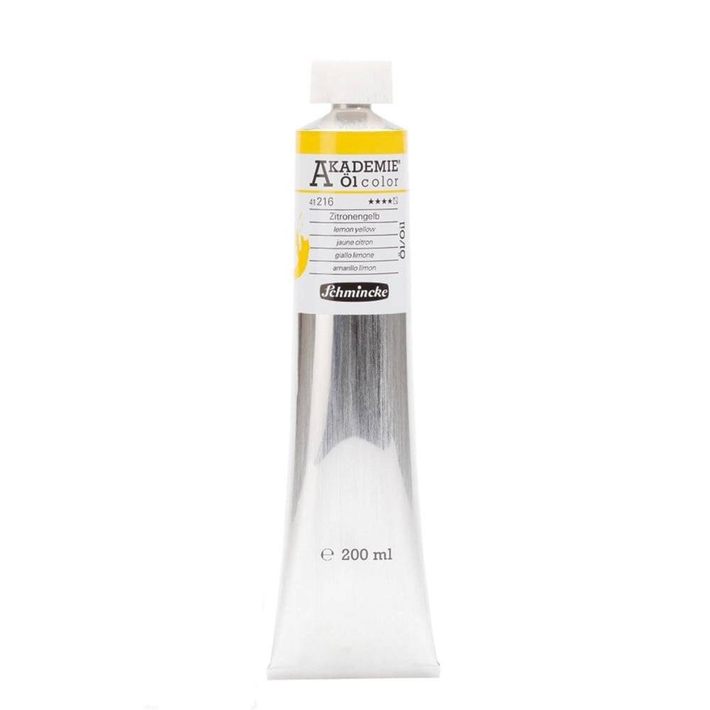 Schmincke Akademie Öl Color Yağlı Boya 200 ml 216 Lemon Yellow Seri 1