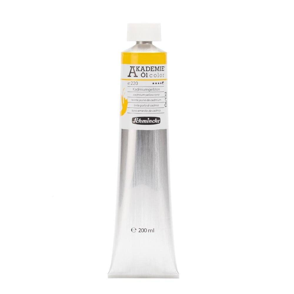Schmincke Akademie Öl Color Yağlı Boya 200 ml 220 Cadmium Yellow Hue Seri 1