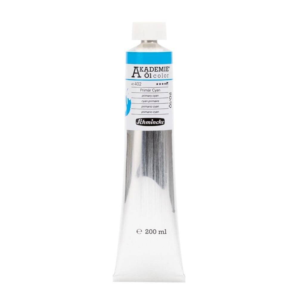Schmincke Akademie Öl Color Yağlı Boya 200 ml 402 Primary Cyan Seri 1