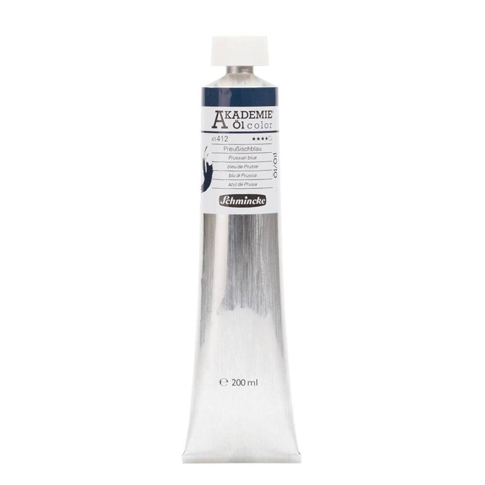 Schmincke Akademie Öl Color Yağlı Boya 200 ml 412 Prussian Blue Seri 1
