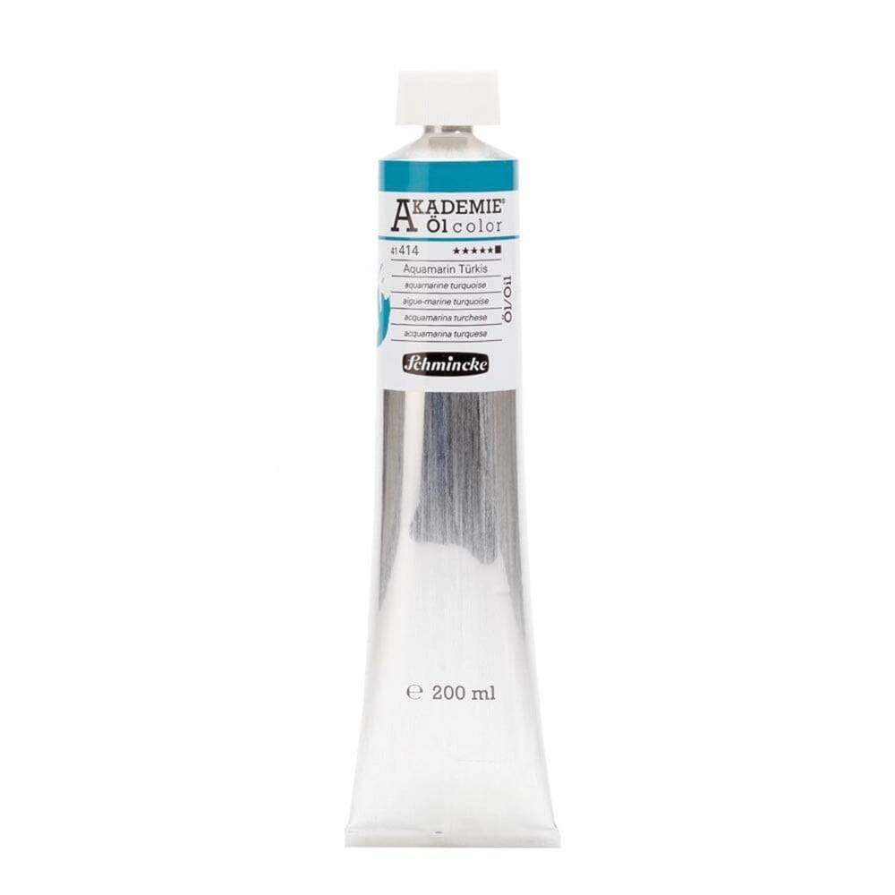 Schmincke Akademie Öl Color Yağlı Boya 200 ml 414 Aquamarine Turquoise Seri 1