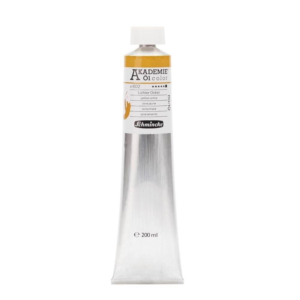 Schmincke Akademie Öl Color Yağlı Boya 200 ml 602 Yellow Ochre Seri 1