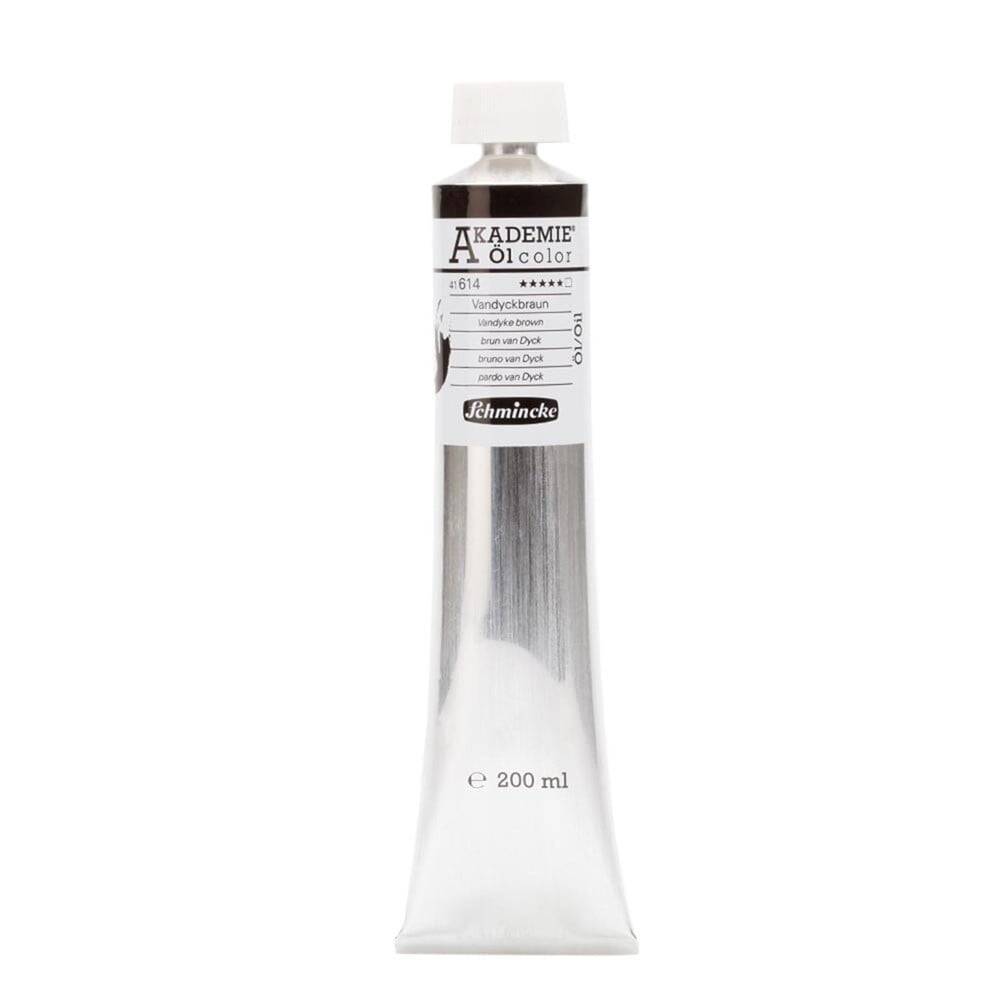 Schmincke Akademie Öl Color Yağlı Boya 200 ml 614 Vandyke Brown Seri 1