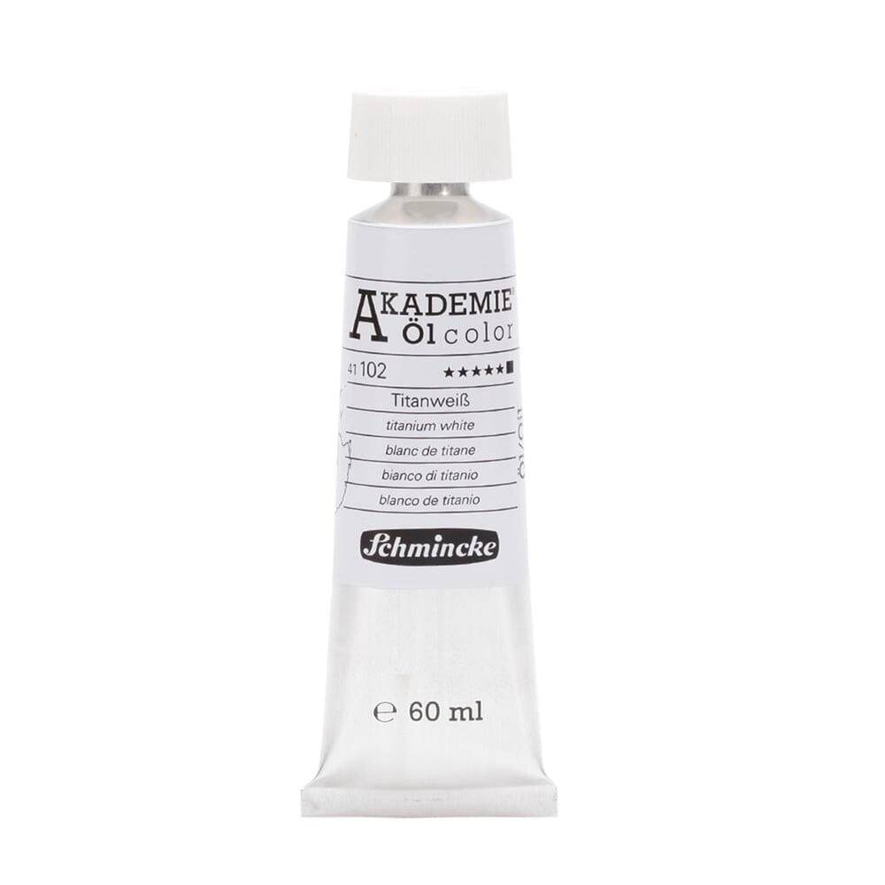 Schmincke Akademie Öl Color Yağlı Boya 60 ml 102 Titanium White Seri 1