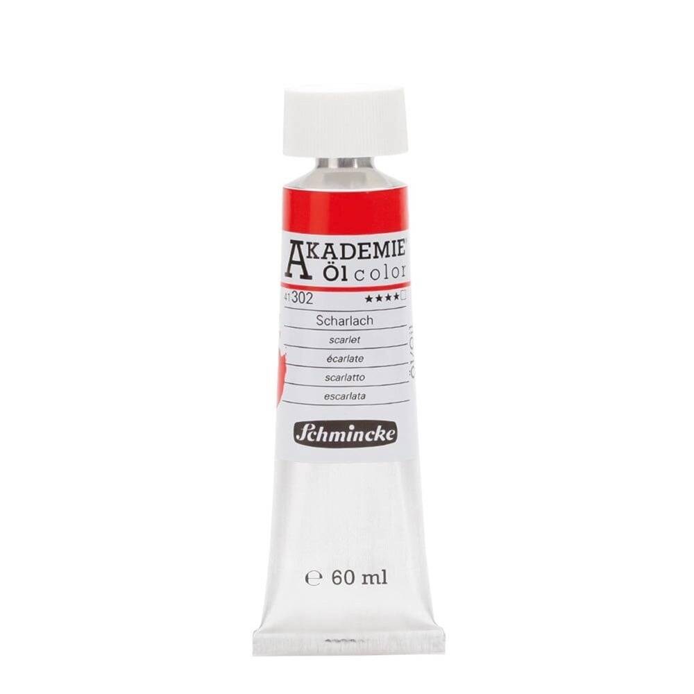 Schmincke Akademie Öl Color Yağlı Boya 60 ml 302 Scarlet Seri 1