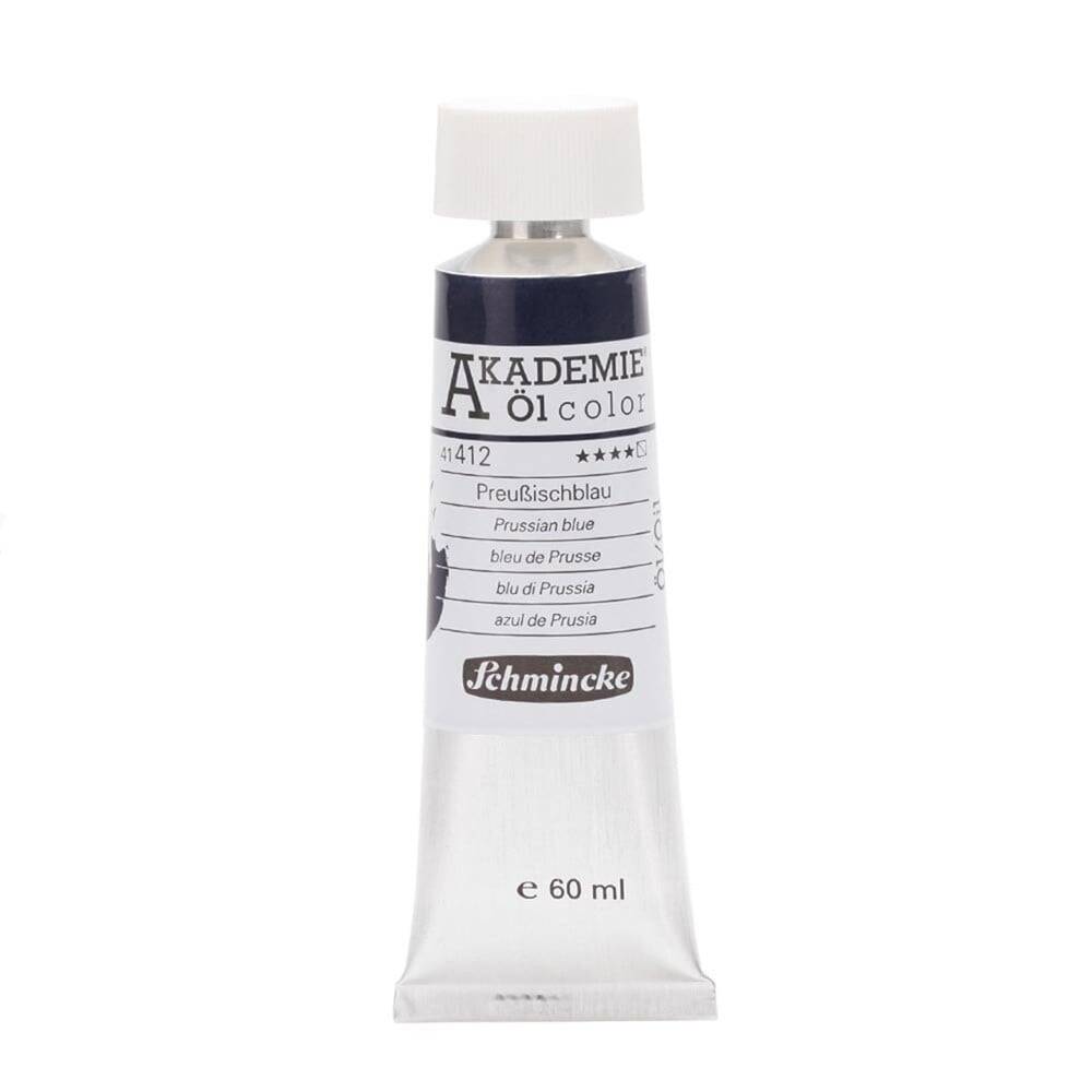 Schmincke Akademie Öl Color Yağlı Boya 60 ml 412 Prussian Blue Seri 1