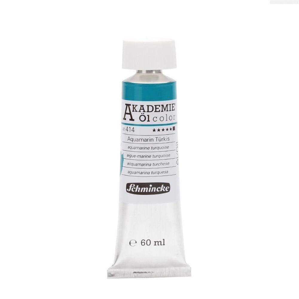 Schmincke Akademie Öl Color Yağlı Boya 60 ml 414 Aquamarine Turquoise Seri 1