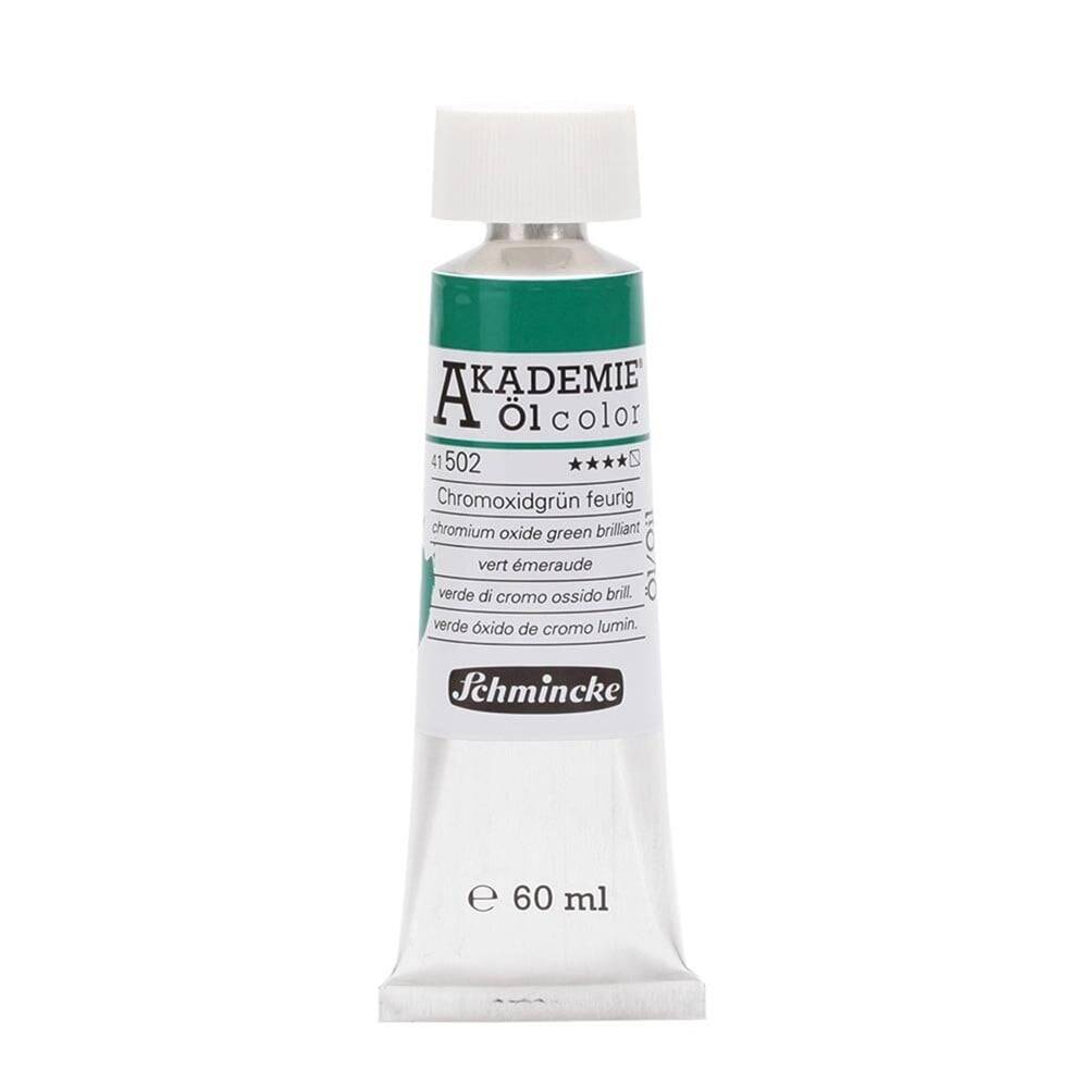 Schmincke Akademie Öl Color Yağlı Boya 60 ml 502 Chromium Oxide Green Brilliant Seri 1
