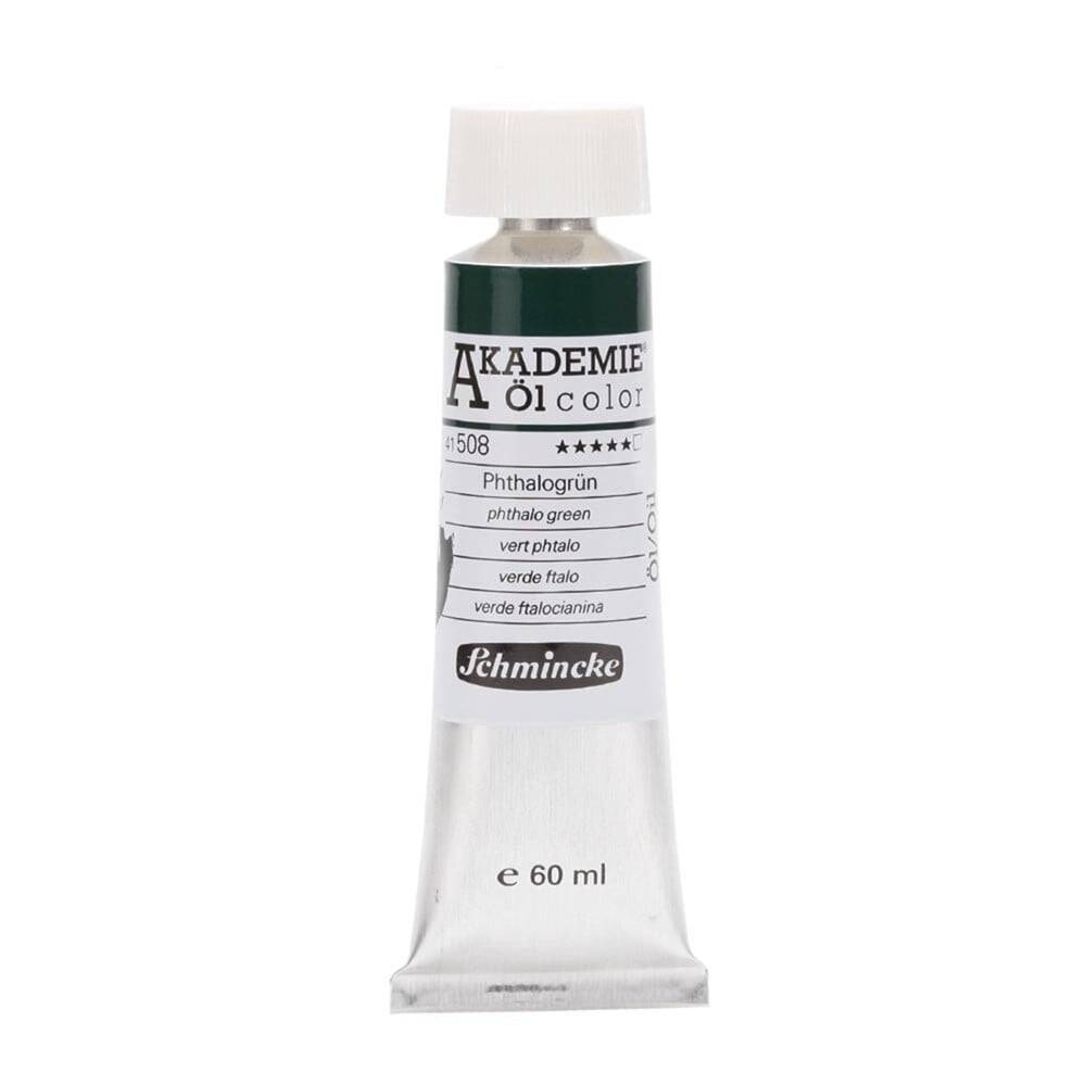 Schmincke Akademie Öl Color Yağlı Boya 60 ml 508 Phthalo Green Seri 1
