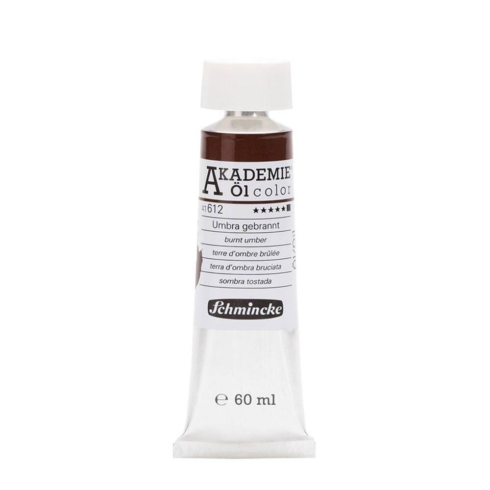 Schmincke Akademie Öl Color Yağlı Boya 60 ml 612 Burnt Umber Seri 1