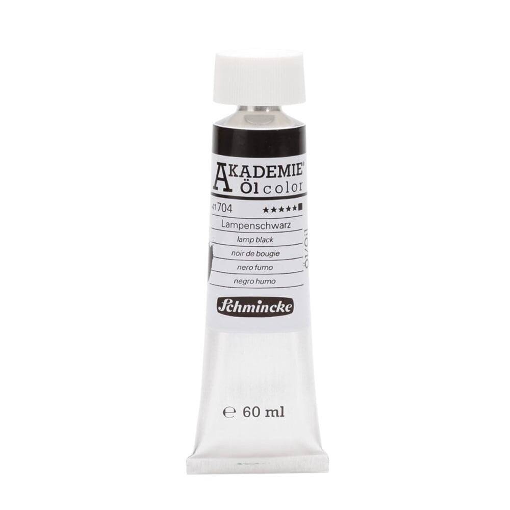 Schmincke Akademie Öl Color Yağlı Boya 60 ml 704 Lamp Black Seri 1