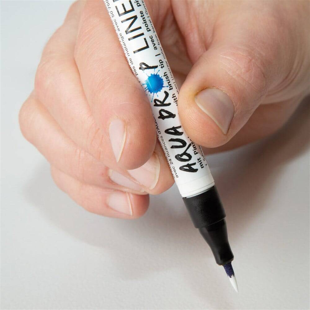 Schmincke Aqua Drop Liquid Watercolor Brush Tip Refillable Pen