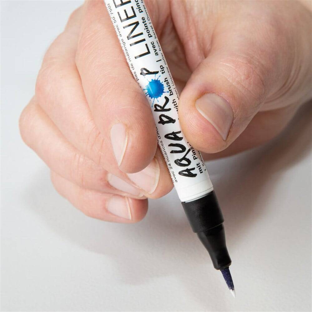 Schmincke Aqua Drop Liquid Watercolor Brush Tip Refillable Pen