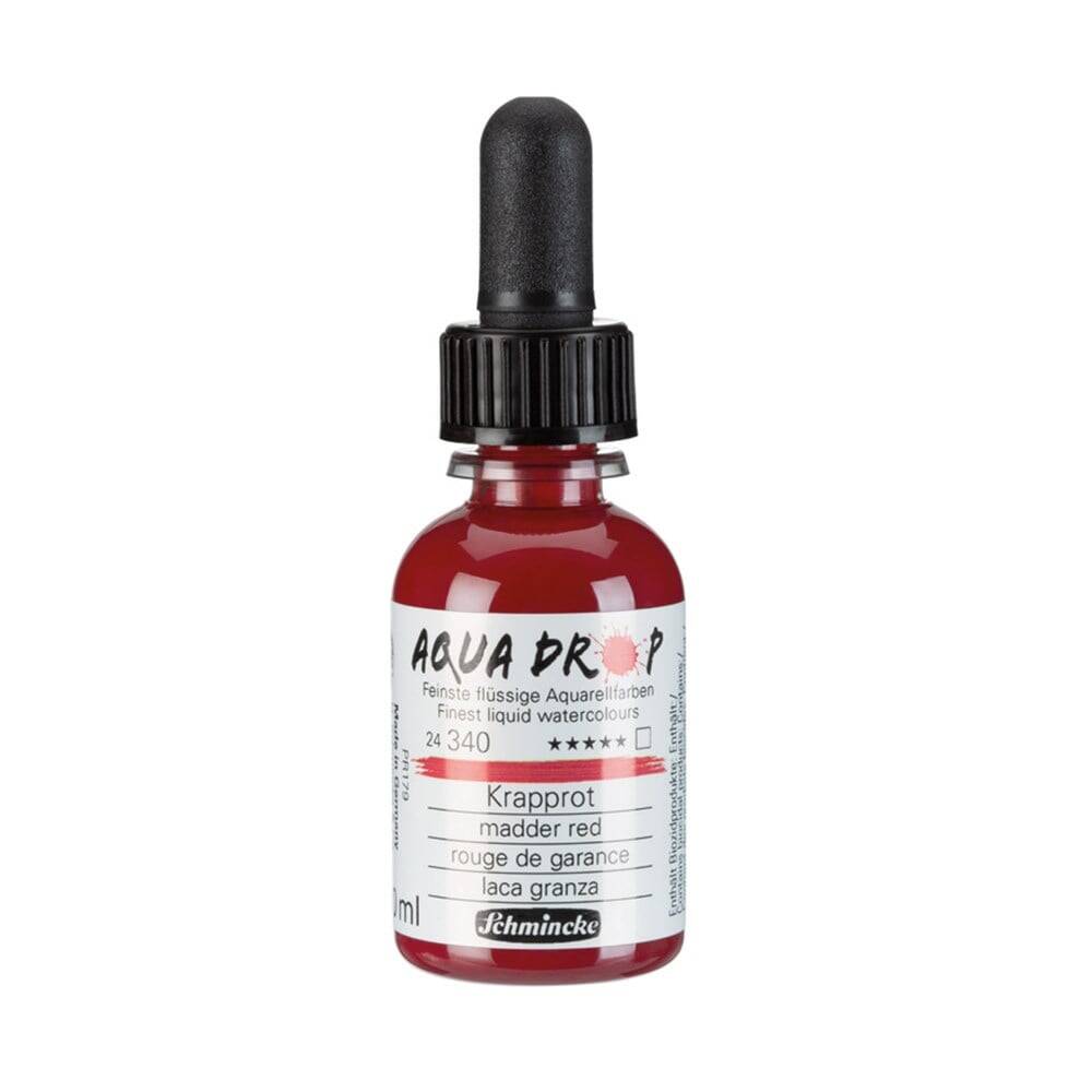 Schmincke Aqua Drop Sıvı Suluboya 30 ml 340 Madder Red