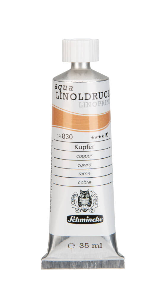 Schmincke Artist Aqua Linol Paint Copper 35 ml