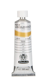Schmincke Artist Aqua Linol Paint Gold 35 ml