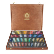 Schmincke Artist Soft Pastel Set in Wooden Box, 100 General Purpose Colors 77100