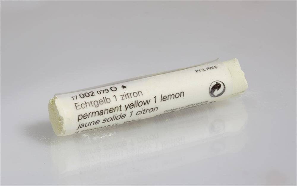 Schmincke Artist Soft Pastel Boya 002 O Permanent Yellow 1 Lemon
