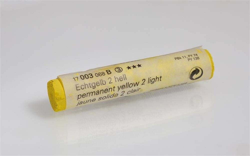 Schmincke Artist Soft Pastel 003 B Permanent Yellow 2 Light