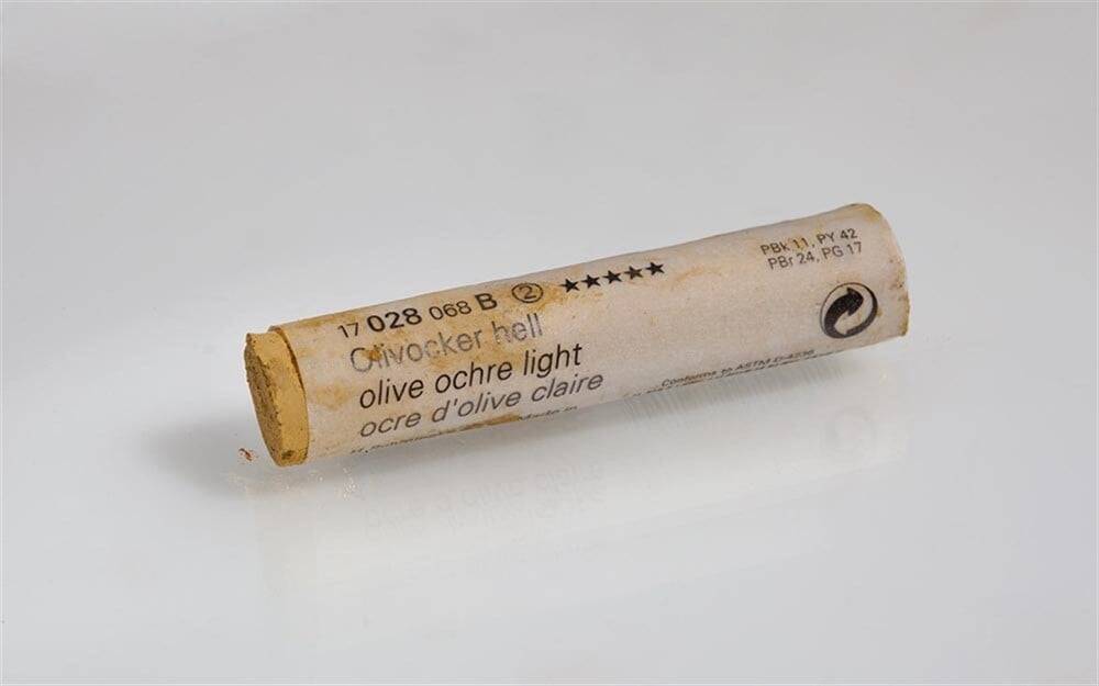 Schmincke Artist Soft Pastel 028 B Olive Ocher Light