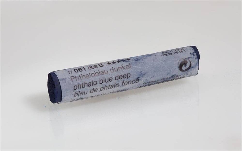 Schmincke Artist Soft Pastel Boya 061 B Phthalo Blue Deep