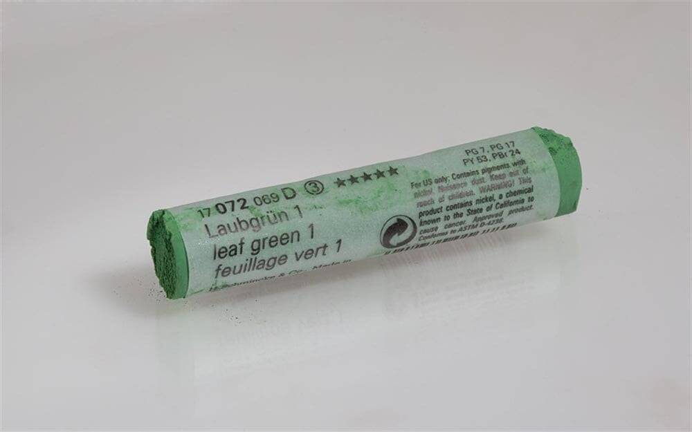 Schmincke Artist Soft Pastel Boya 072 D Leaf Green 1