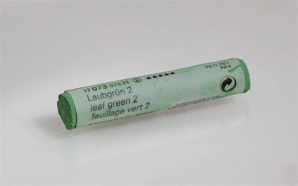 Schmincke Artist Soft Pastel Boya 073 H Leaf Green 2