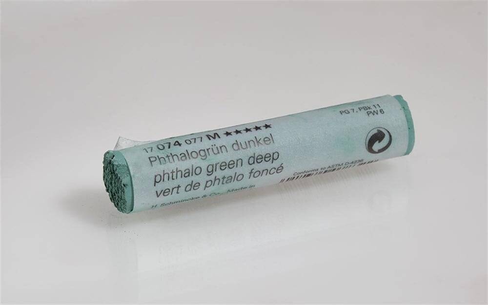 Schmincke Artist Soft Pastel Boya 074 M Phthalo Green Deep