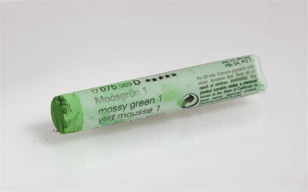 Schmincke Artist Soft Pastel Boya 075 D Mossy Green 1