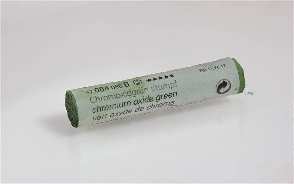 Schmincke Artist Soft Pastel Boya 084 B Chromium Oxide Green