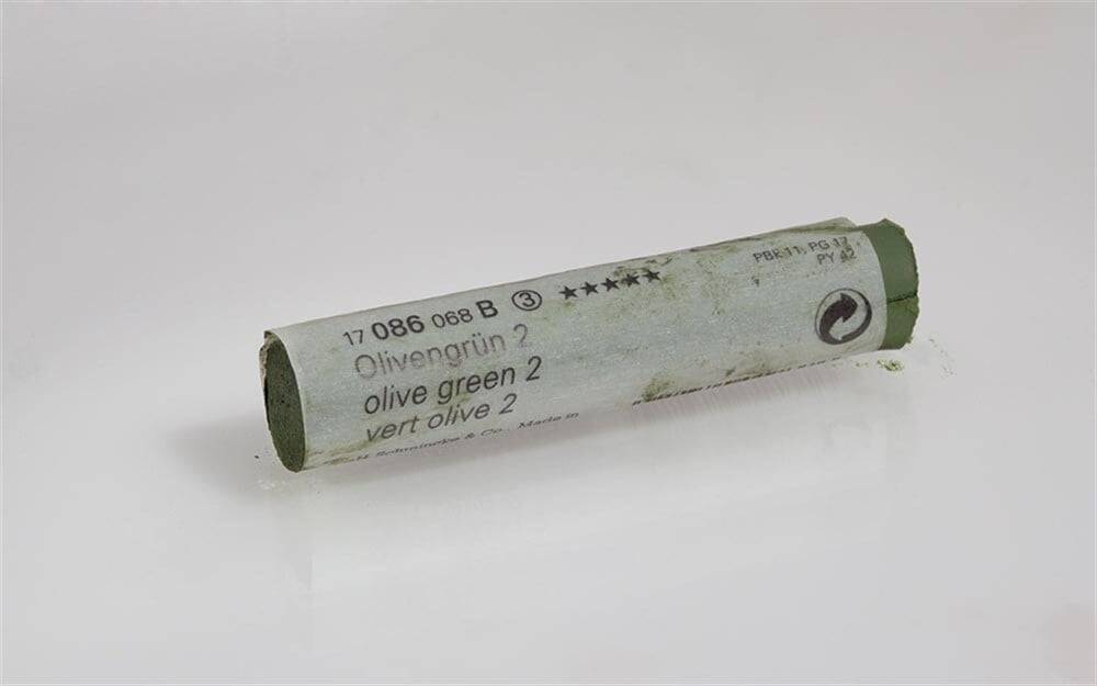 Schmincke Artist Soft Pastel Boya 086 B Olive Green 2