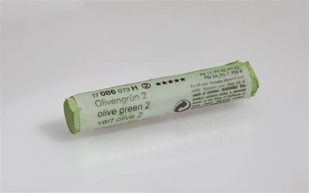 Schmincke Artist Soft Pastel Boya 086 H Olive Green 2