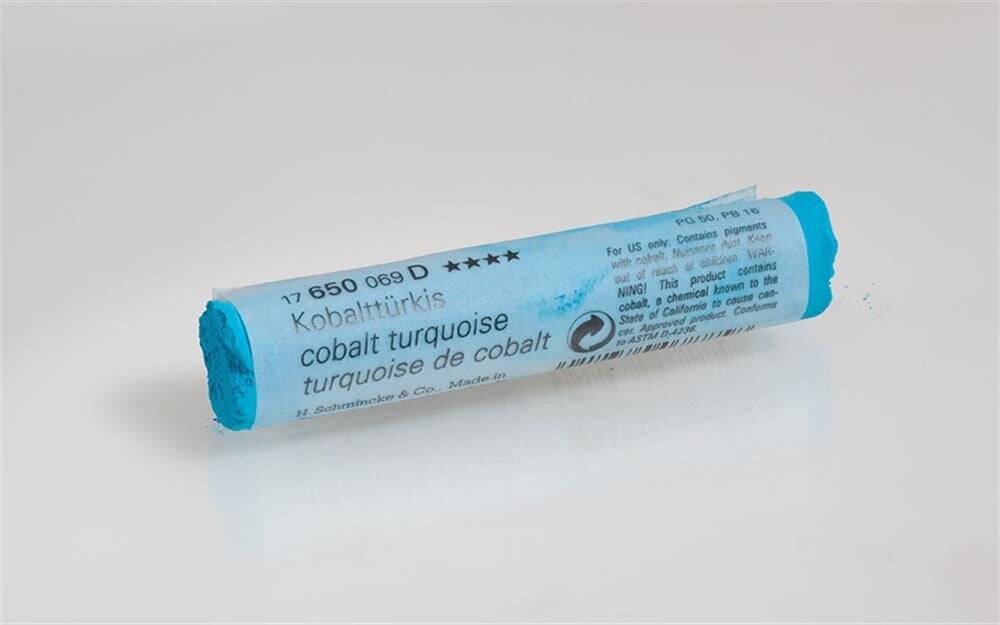 Schmincke Artist Soft Pastel 650 D Cobalt Turquoise