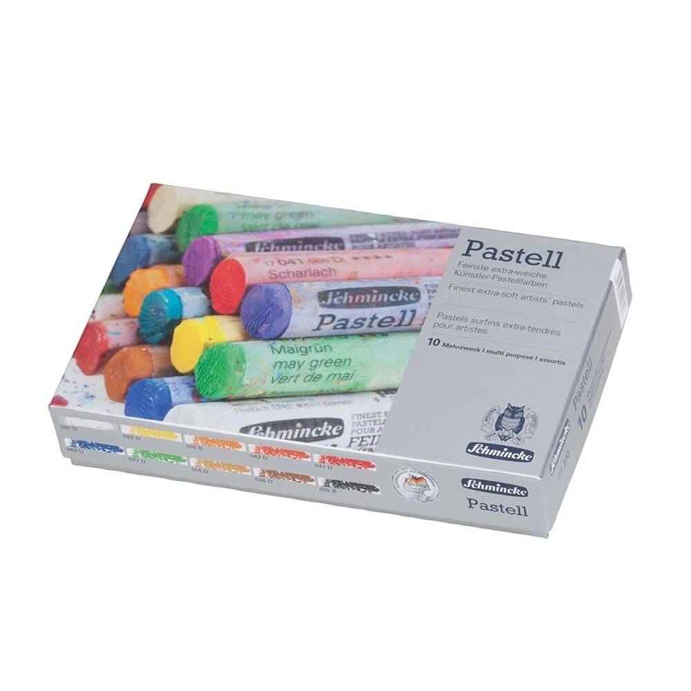 Schmincke Artist Soft Pastel Karton Kutulu Pastel Boya Seti Genel Amaçlı 10 Renk 77210