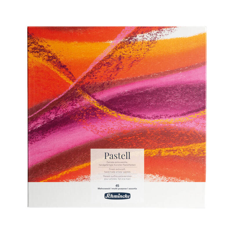 Schmincke Artist Soft Pastel Cardboard Box Set General Purpose 45 Colors 77145