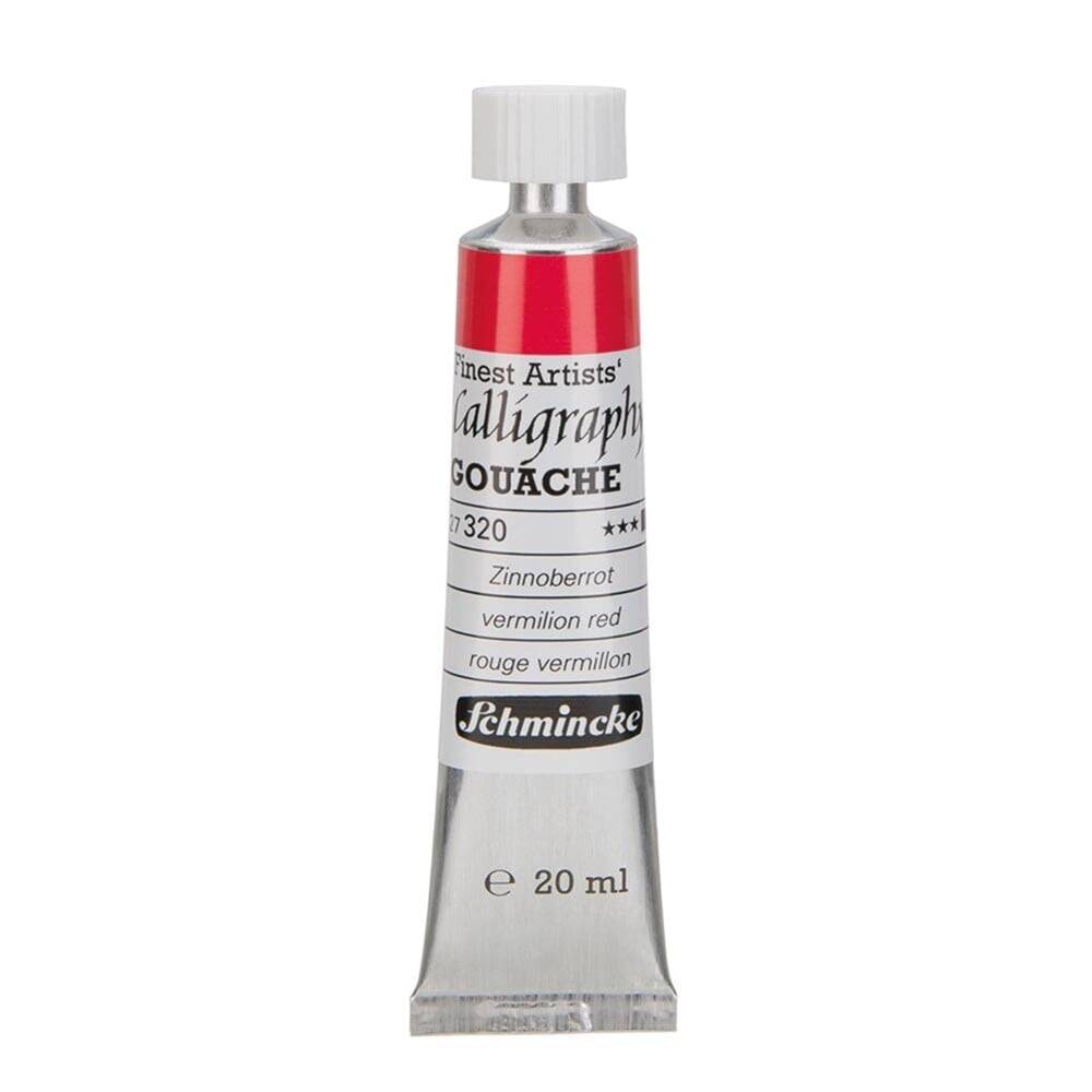 Schmincke Calligraphy Artist Gouache 20 ml Tube 320 Vermillion Red