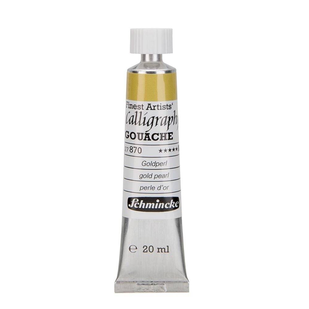 Schmincke Calligraphy Artist Guaj Boya 20 ml 870 Gold Pearl