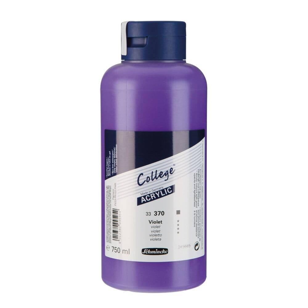 Schmincke College Acrylic Paint 750 ml 370 Violet