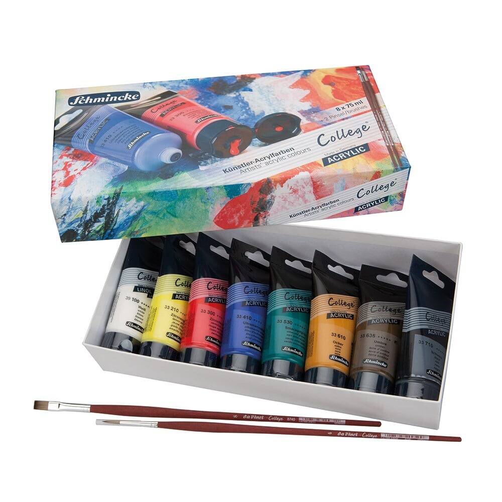 Schmincke College Acrylic Set 8x75 ml
